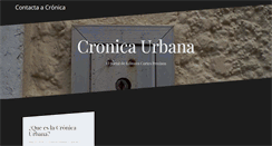 Desktop Screenshot of cronicaurbana.com