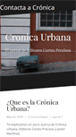 Mobile Screenshot of cronicaurbana.com